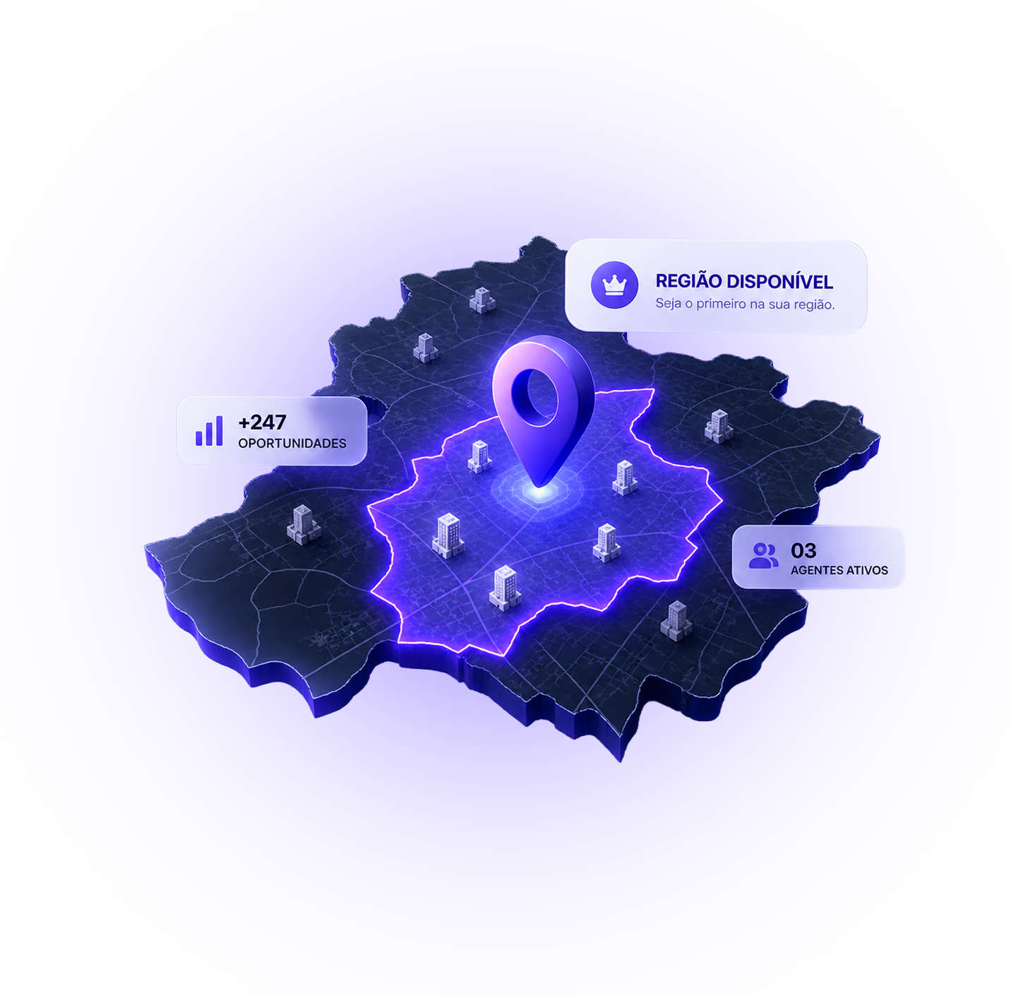 Região disponível para operação eOS